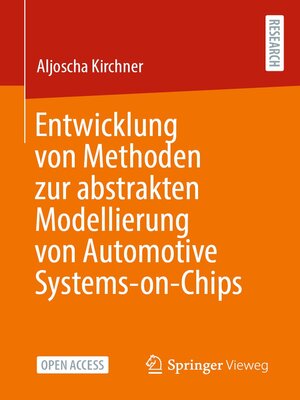 cover image of Entwicklung von Methoden zur abstrakten Modellierung von Automotive Systems-on-Chips